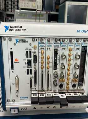 原装的NIPXle-1062Q，搭配PXI-4461两