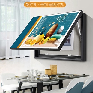 饰画免打孔现代简约配电箱轻奢挂画遮挡箱电闸箱客厅墙画 电表箱装