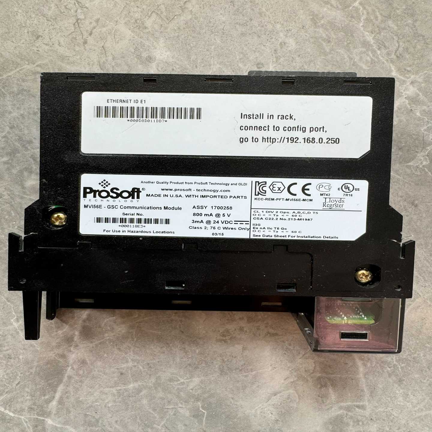 Allen-Bradley  MVI56E-GSC  成色漂~询价