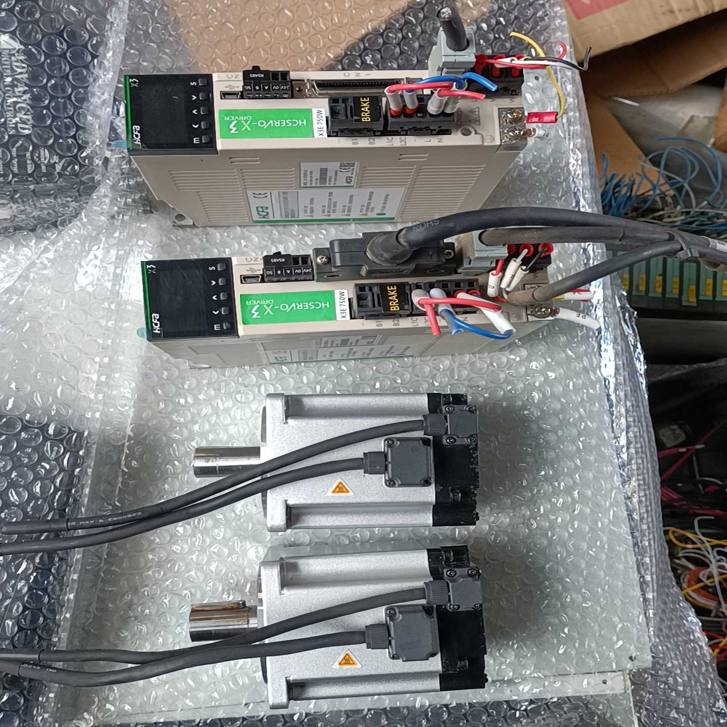 咨询-HCFA禾川驱动器伺服电机，SV-X3EA075A-A2，原