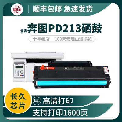 适用奔图m6202nw硒鼓p2206nw碳粉盒PD-213墨盒P2206p2210wM6603