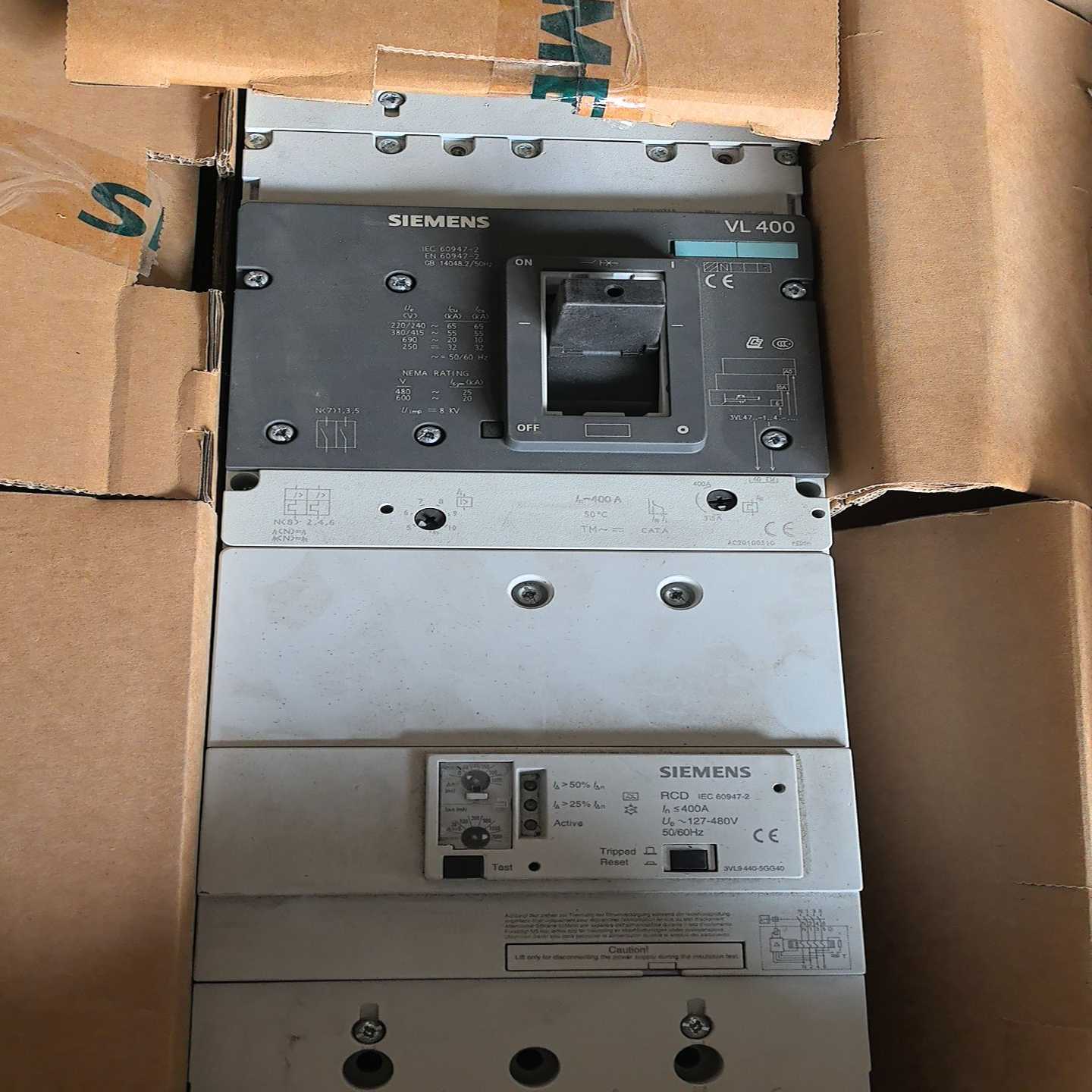 漏电开关3VL47404P/400A询价