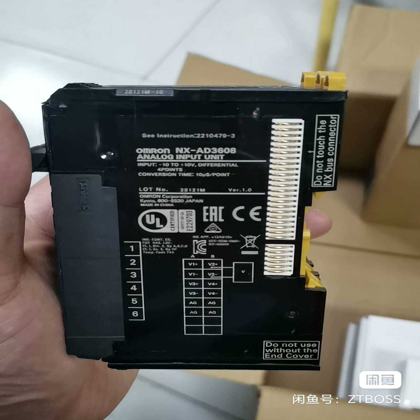 欧姆龙NX-AD3608功能正常，外壳完好无损，（如图）。正-议价