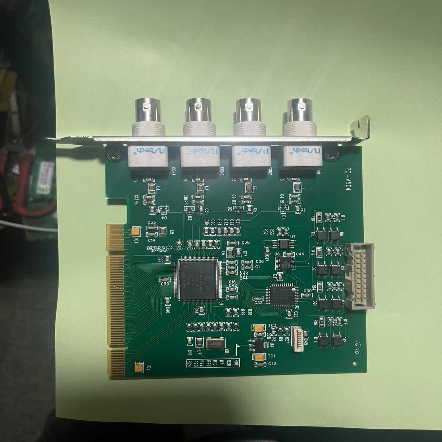 咨询-PCI-V504图像采集卡四通道图像采集卡成色充