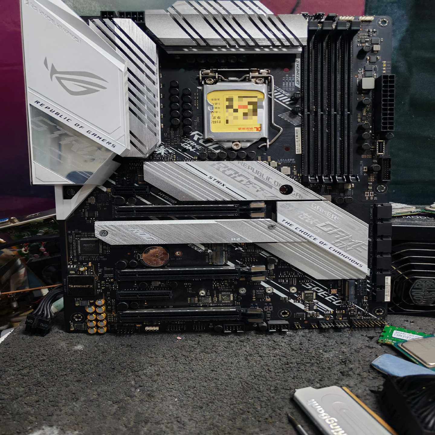 华硕ROGSTRIXZ490-AGAMING吹雪，拆机--议价商品