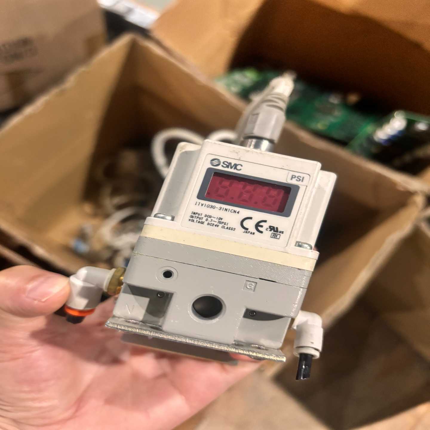 SMC比例阀ITV1030-31N1CN4，二手拆机，成色如--议价商品