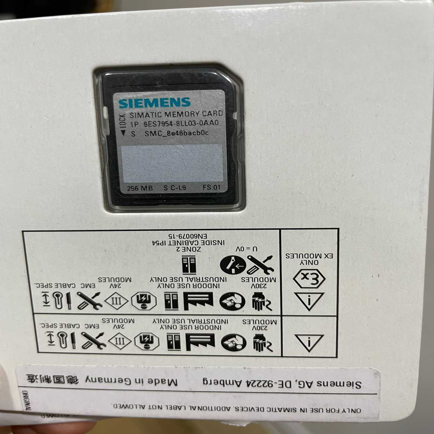 256M存储卡6ES7 954-8LL03-0AA0拍前询价