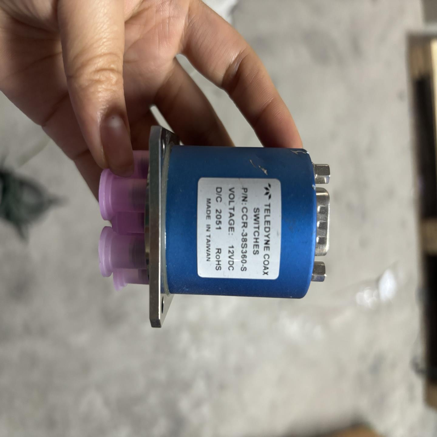 询价TELEDYNECOAX同轴开关，型号CCR-38S360