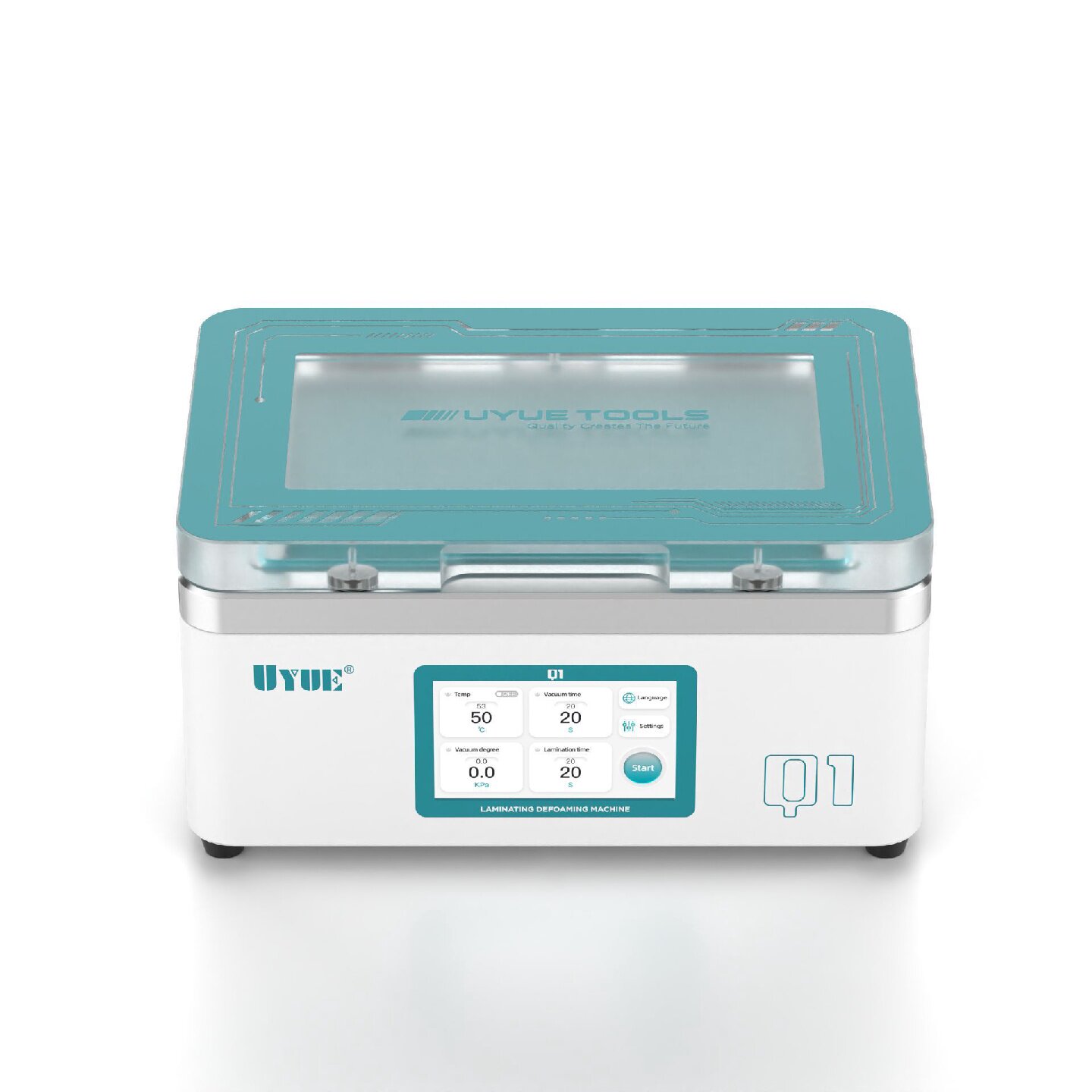 UYUEQ1真空贴合机曲面屏幕压合机9寸手机屏幕贴屏机内置真空泵