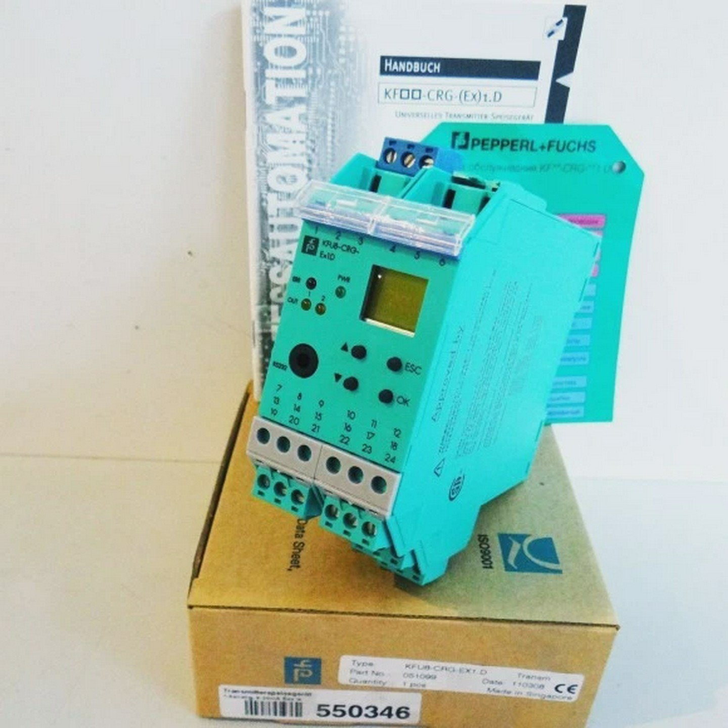 PepperlFuchsK-SystemKFU8-CRG-Ex1DTeileNr.51099S-unus