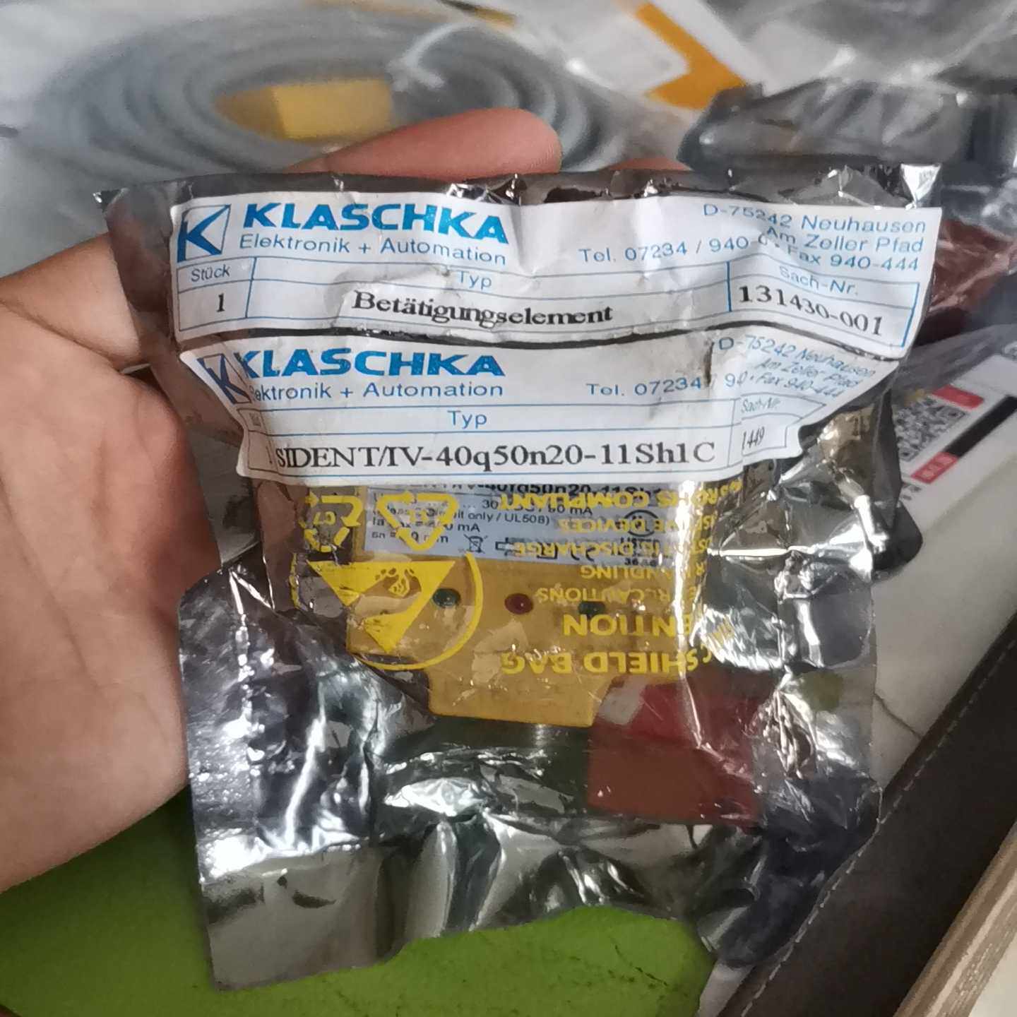 德国KLASCHKA读写头开关SIDENT/IV-40fq5--议价商品