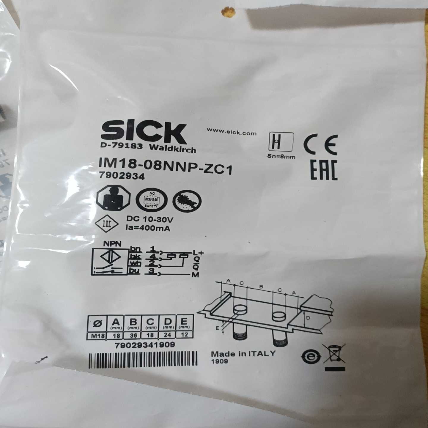 SICK接近开关IM18-08NNP-ZC1三个~询价