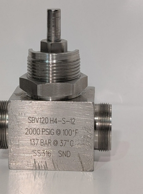 BMTSuperlokSBV120H4-S123/4英寸SS球阀
