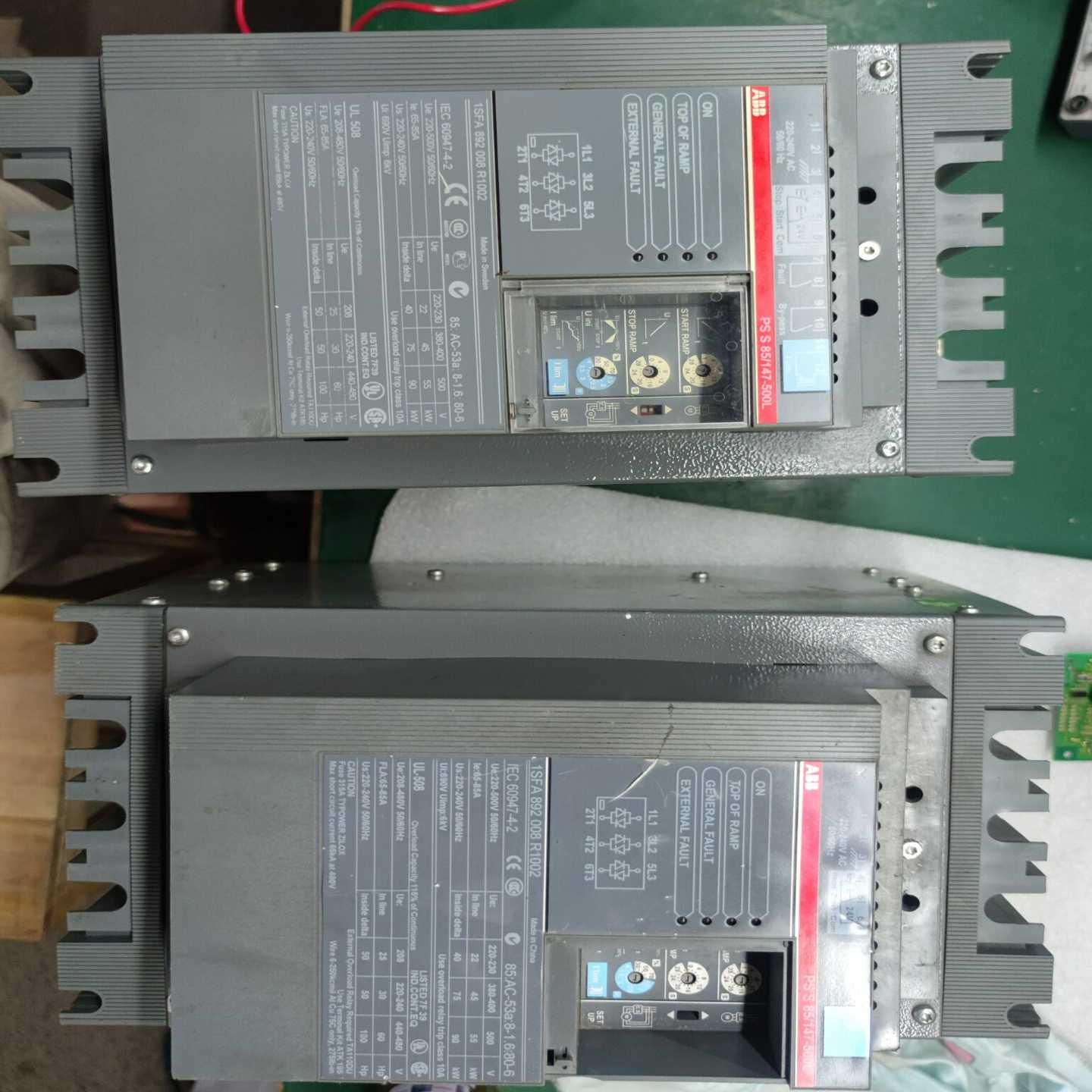 ABB软启动器PSS85/147-500L1SFA892拍前询价