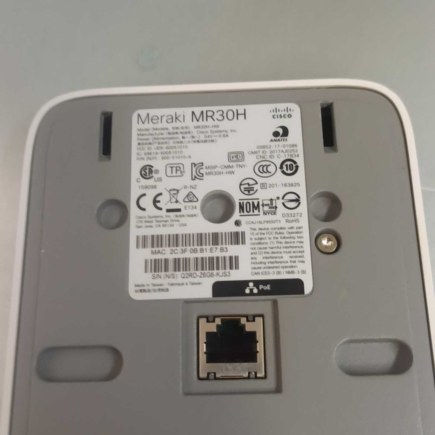 原装拆机现货思科 Meraki MR30H-HW 无线接入路--议价商品