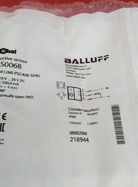 巴鲁夫传感器BES0068 BES M12MI-~询价