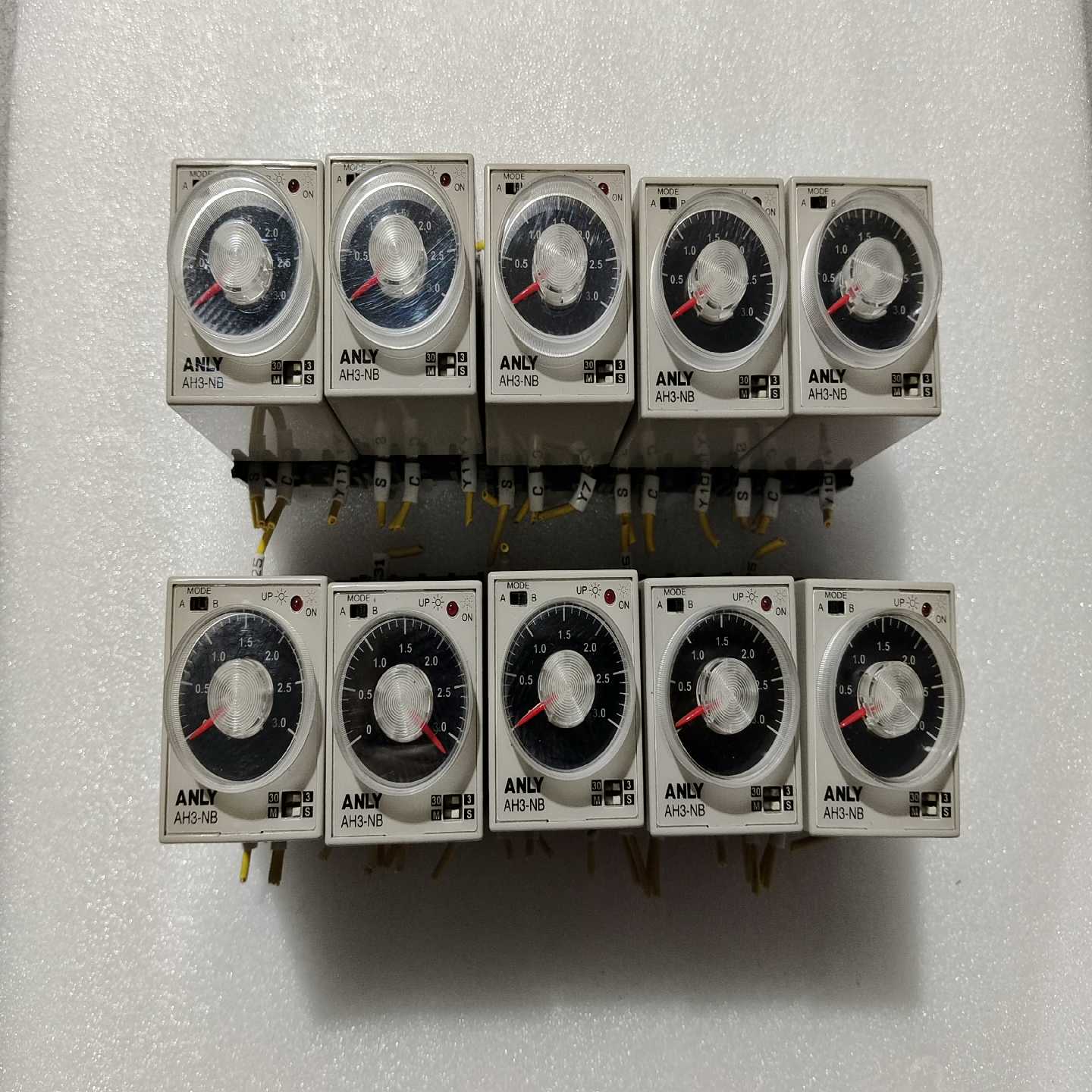 询价拍~ANLY时间继电器AH3-N 电压220V 控制时间3S-3