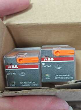 ABBj继电器，型号，CR-M230AC4L，1SVR405拍前询价