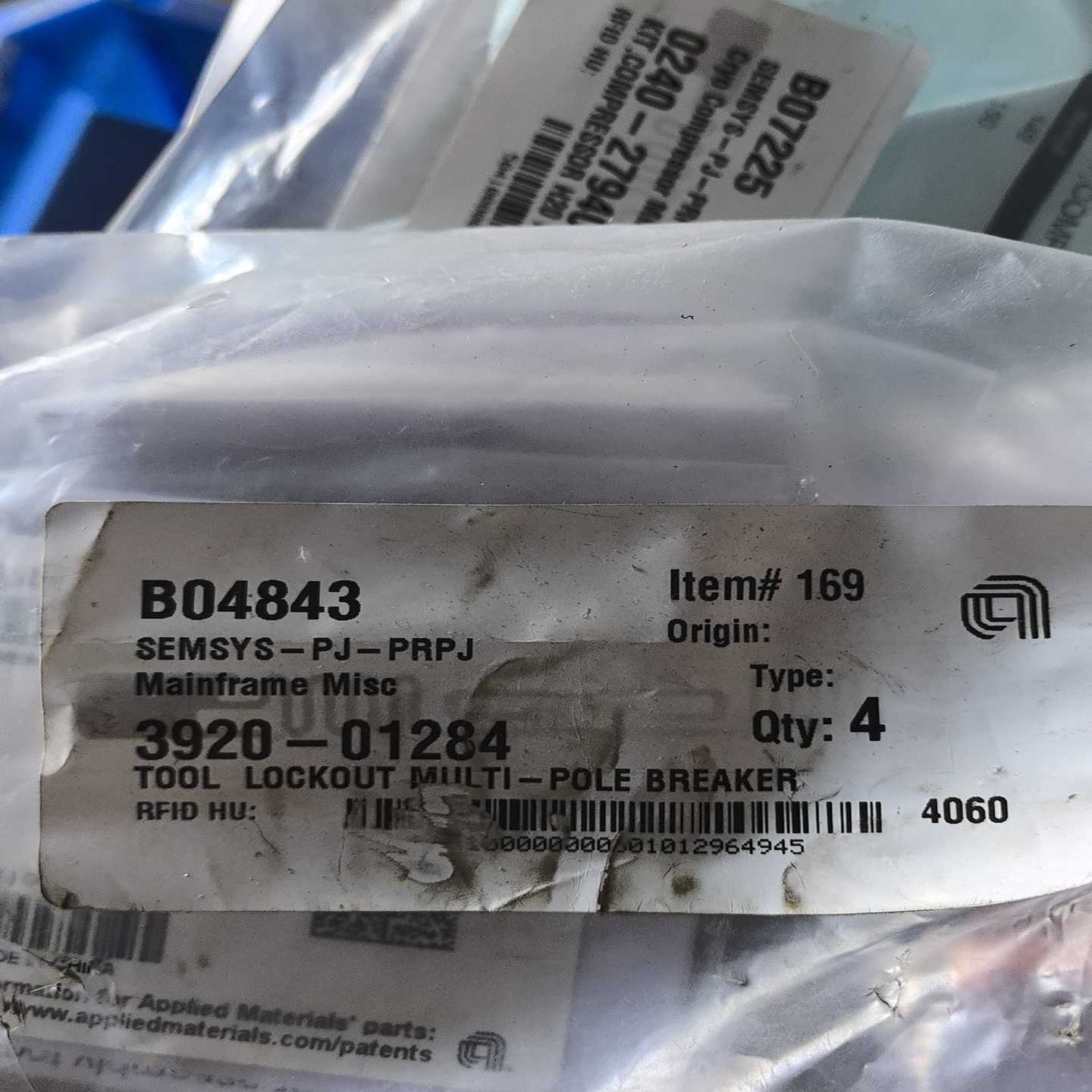 询价~AMAT应用材料 TOOL LOCKOUT MULTI-PO