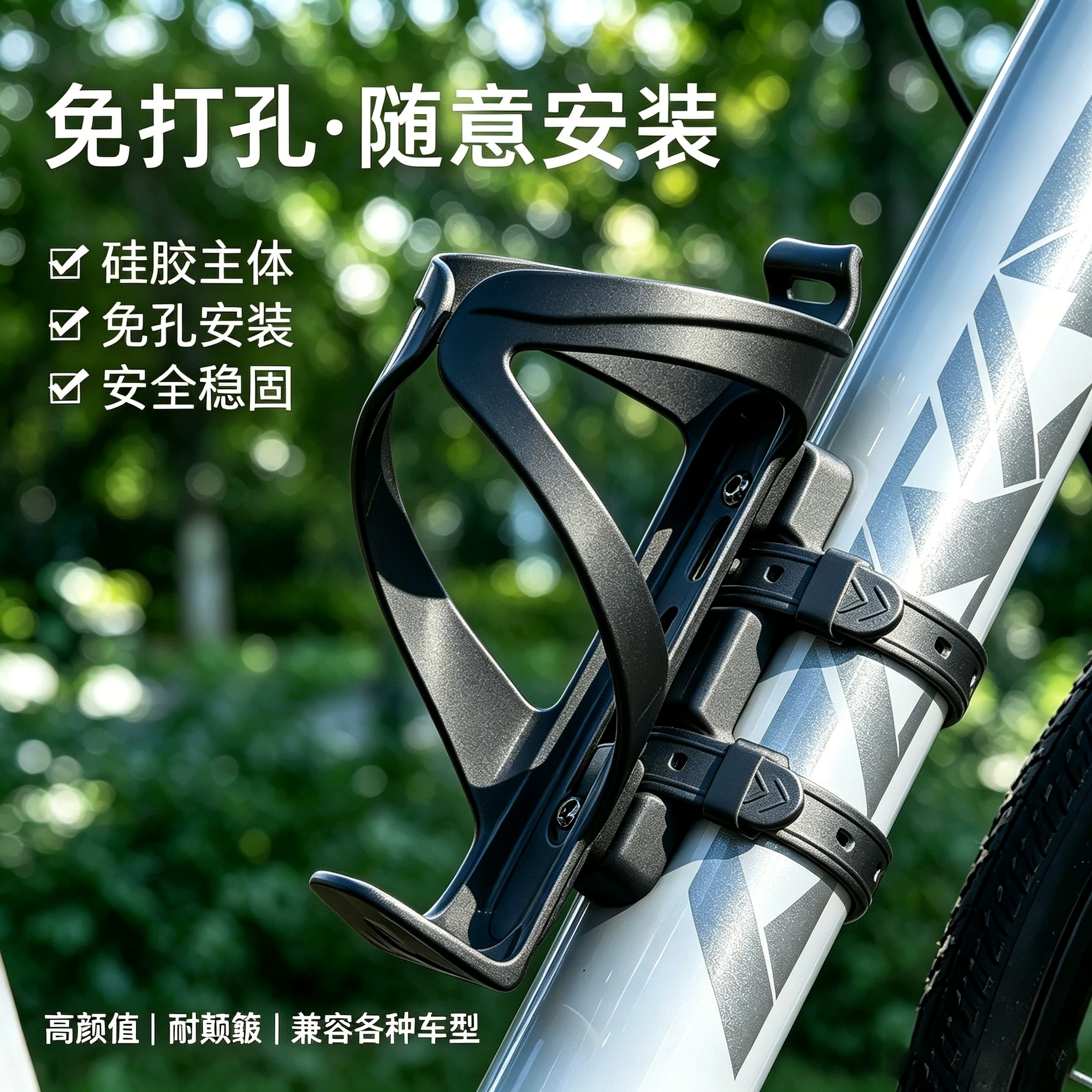 适用优贝儿童自行车pp水壶支架水杯支架公路车山地车装备用品通用