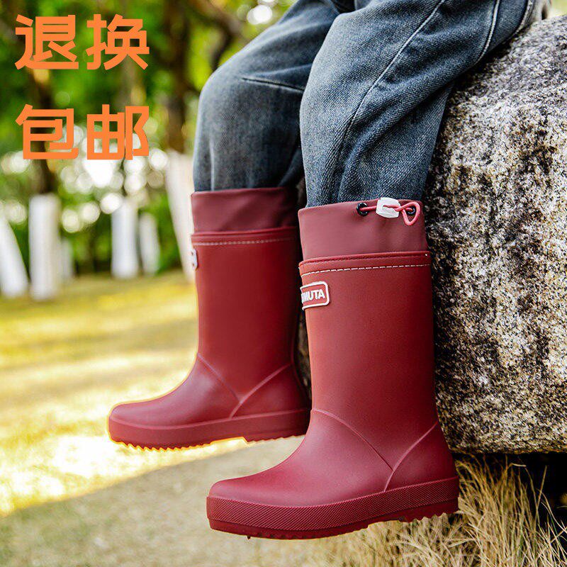 儿童雨鞋上学专用男孩防滑小学生防水鞋幼儿园轻便户外水靴女孩