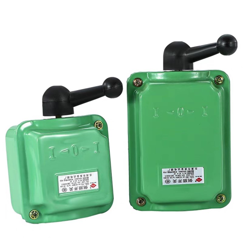 金美达 QS-15A QS-30A QS-60A 倒顺开关 三相电机转换开关 AC380V