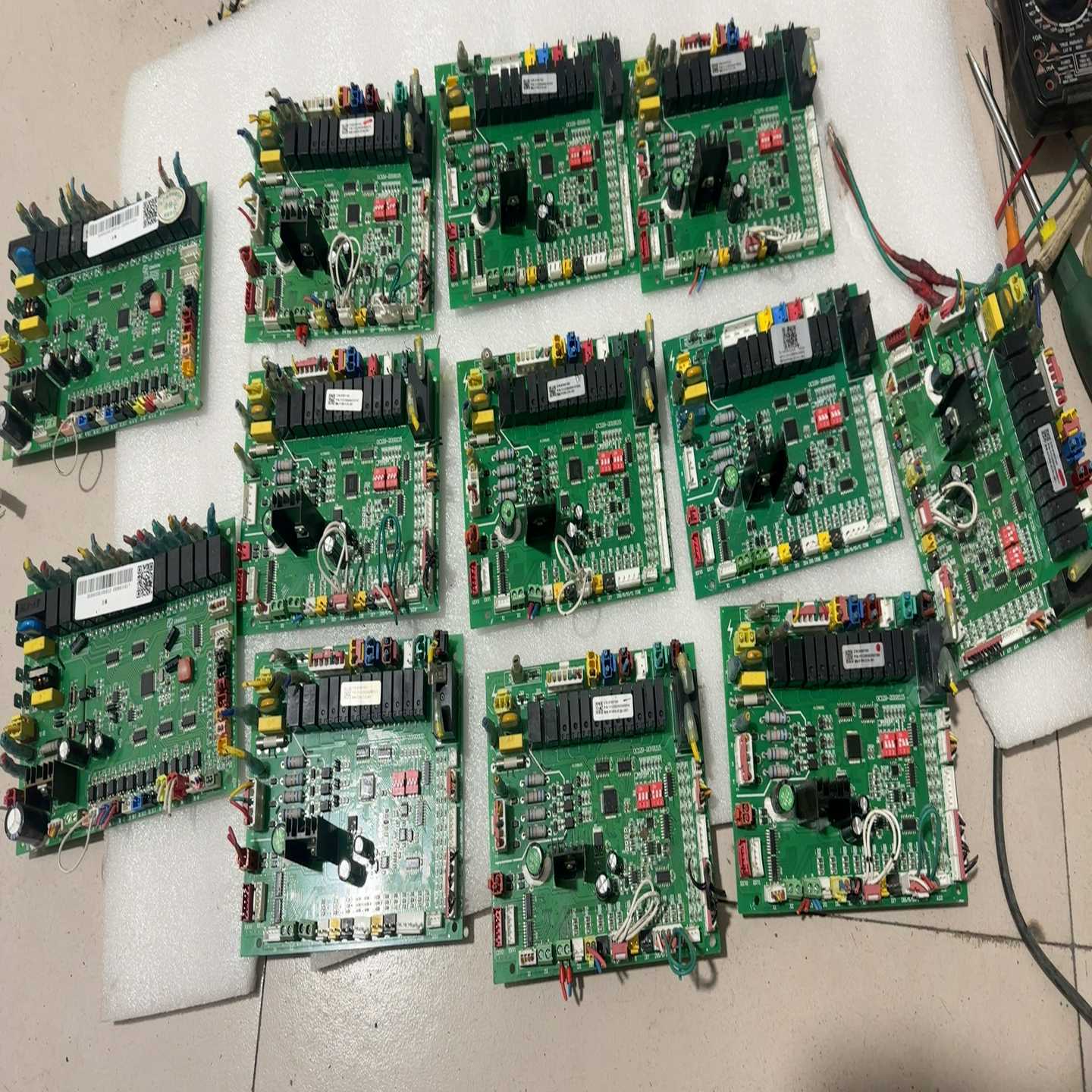 拆机一批空气能主板，KFXRS-2C2SL-LSE1，实物图