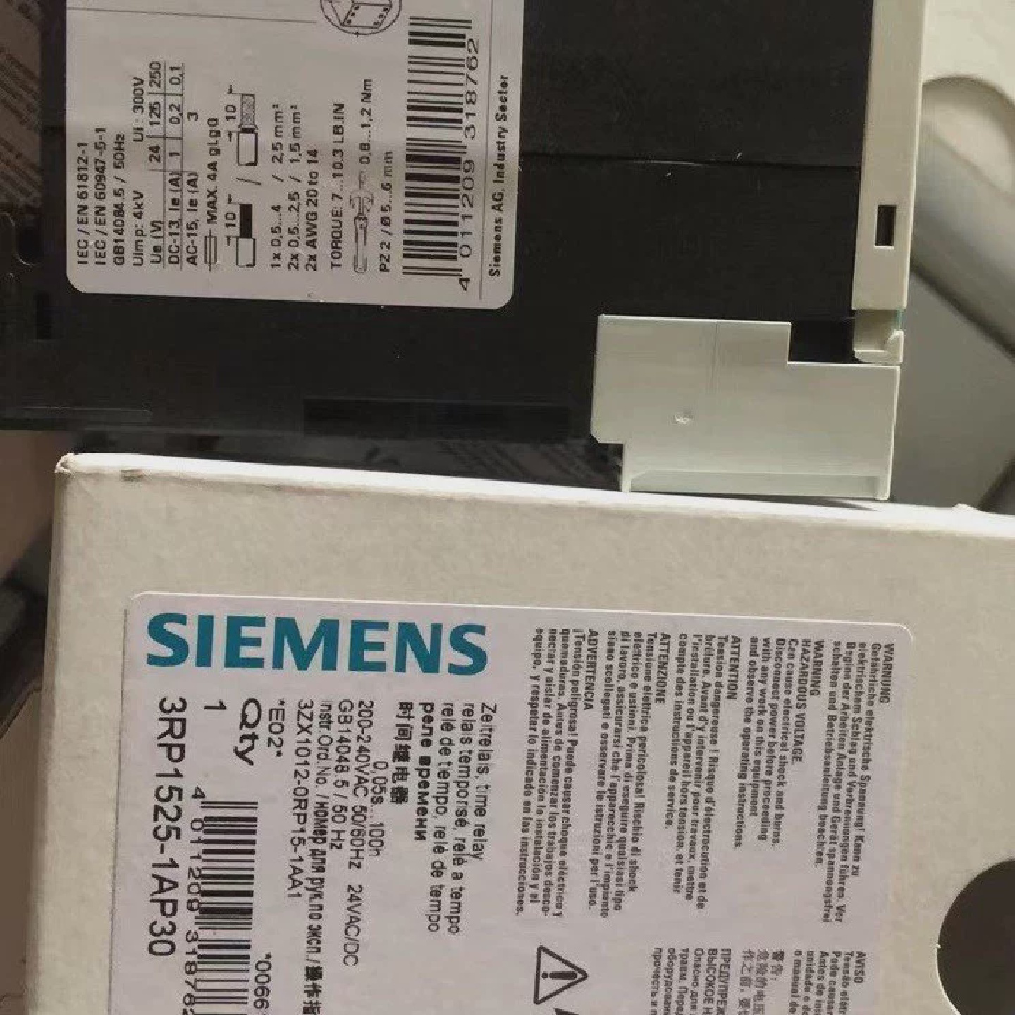 正品延时继电器3RP1525-1AP303RP