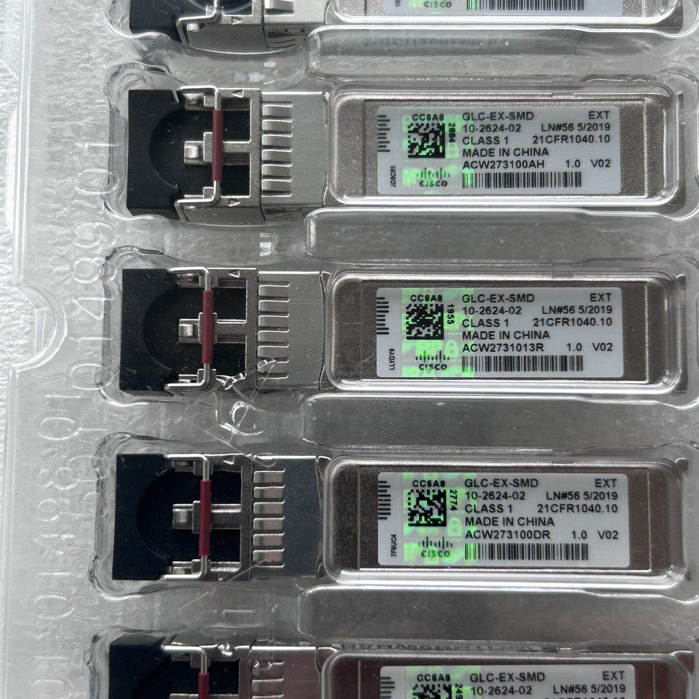 思科GLC-EX-SMD光模块，全新未拆封，千兆单模，型号1--议价商品