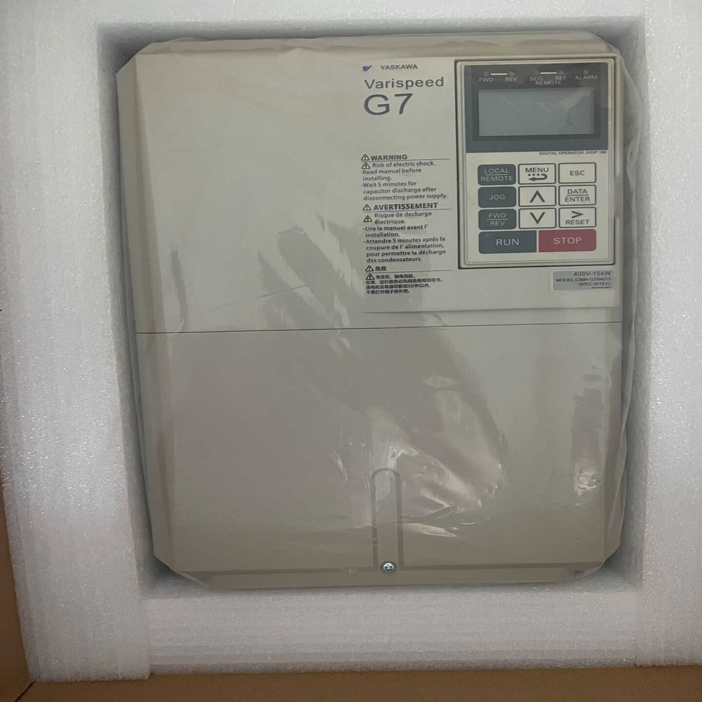 【议价】安川变频器G715KWCIMR-G7B4015CIMR适用