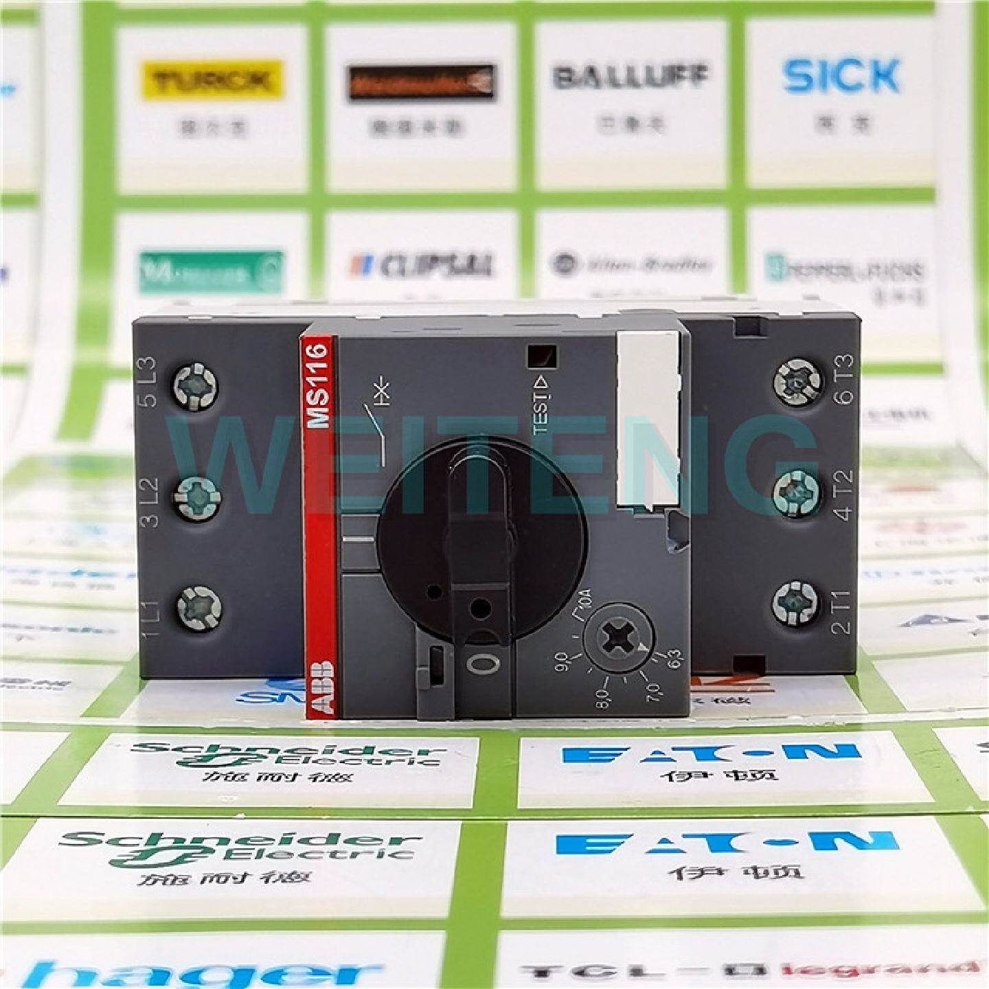供应9年老店 ABB马达起动 MS116-1.6 电动机保护开关