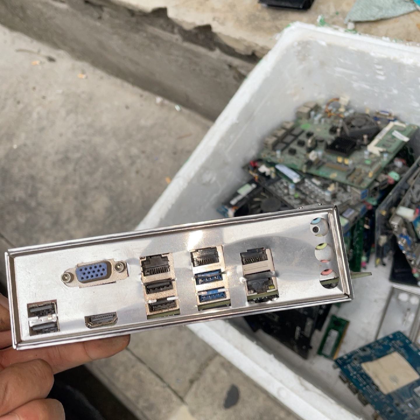 询-H81nas软路由主板网卡四个210AT单主板挡板图片