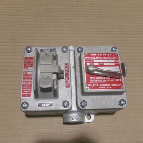 Pyle ERDC21C13FS  ERSC22T11 Explosion Proof Switch Pylet Sta