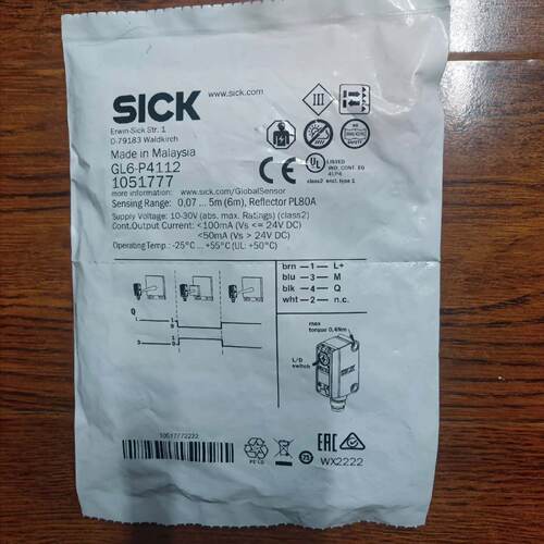 询价GL6P4112货号1051777西克sick