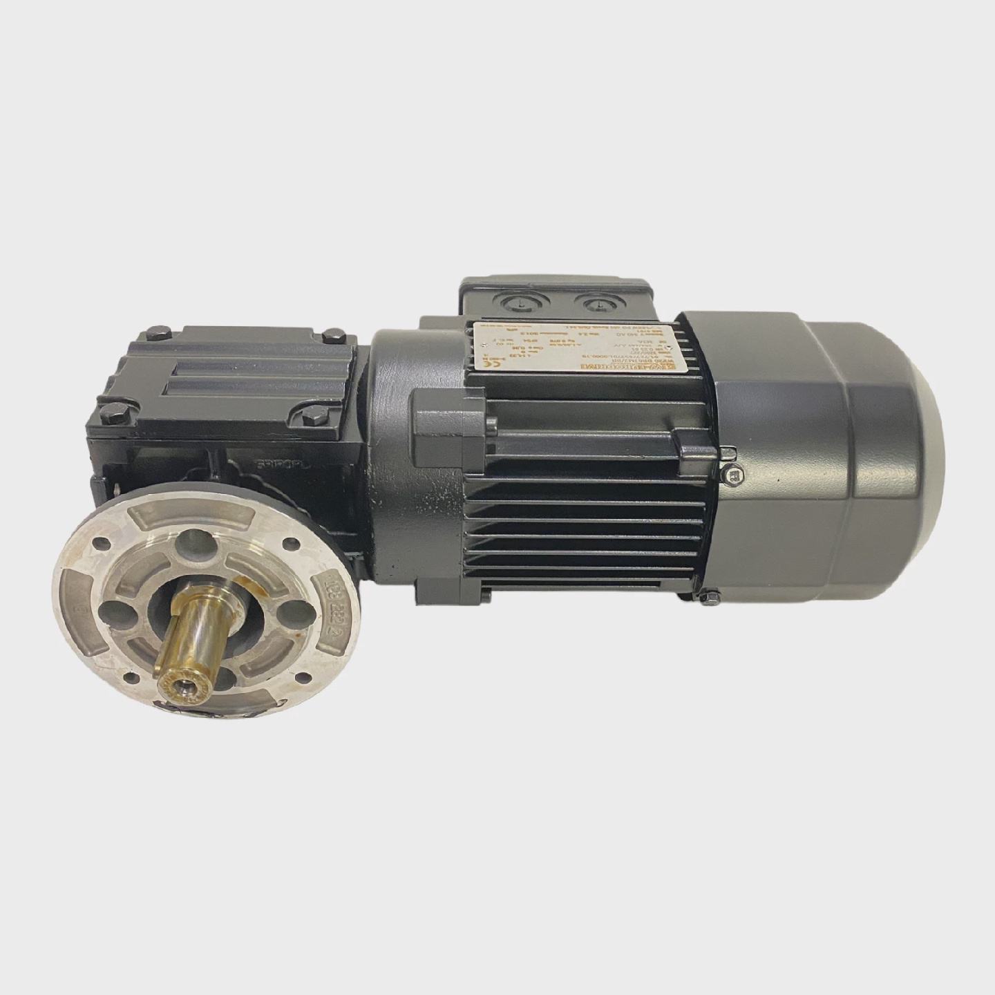 SEW WF20DR63M2BR Gear Motor 0.25kW 254440V 1.020.59A 60Hz In - 实物图
