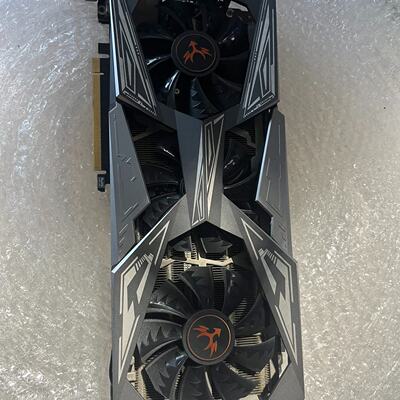 影驰GTX1070Ti火神8G显卡双8P供电-议价