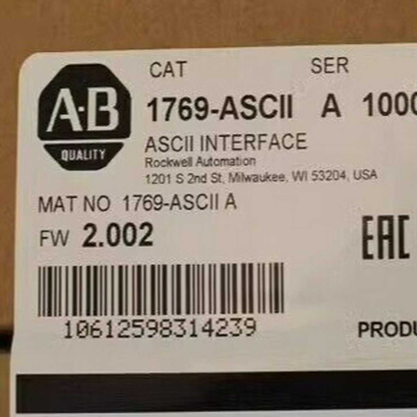 1769-ASCII全新原装