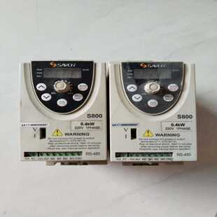 实物询价 220V0.4KW 三碁变频器 S800－2S0.4G