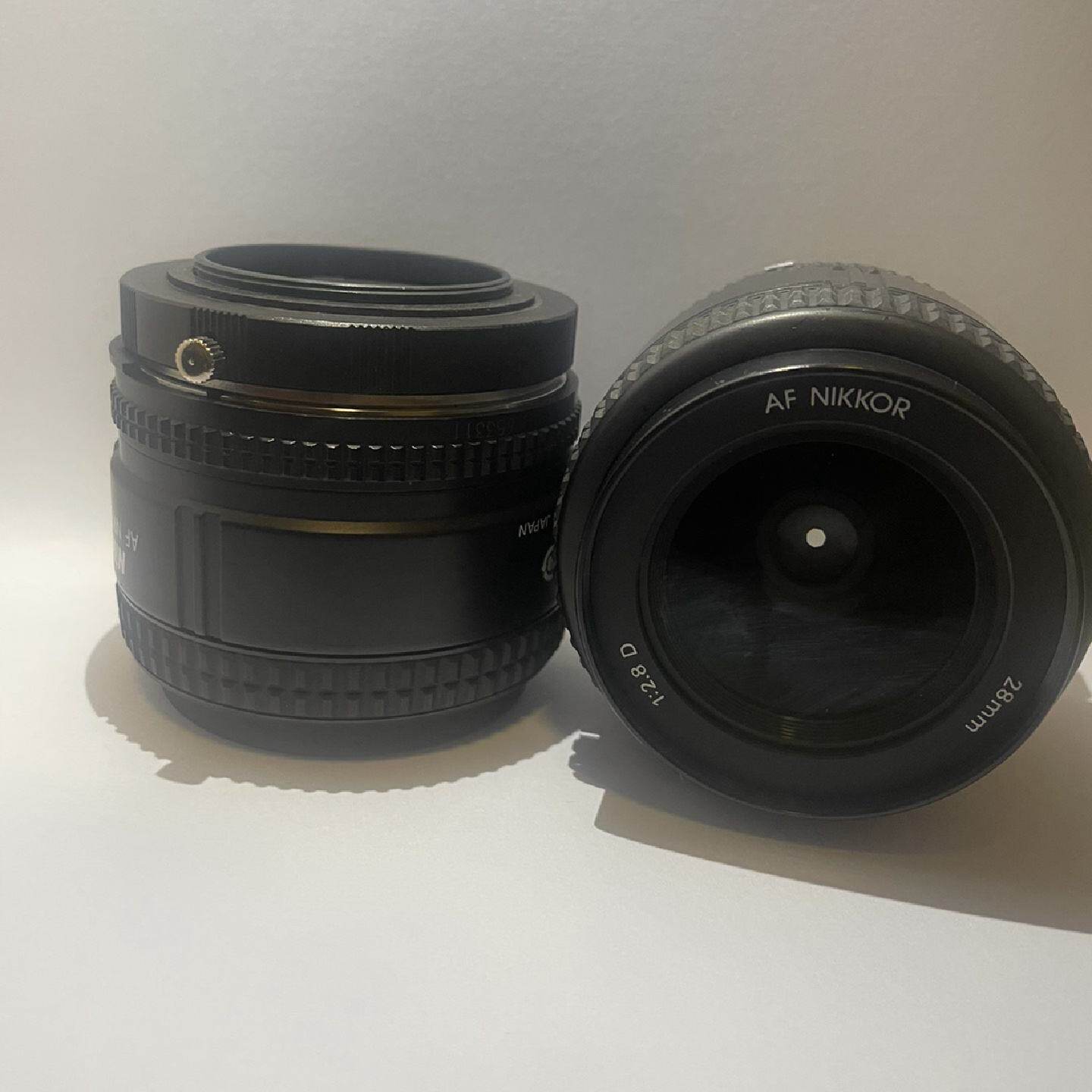 议价尼康f口镜头1:2.8靶面28mm工业镜头镜片通透
