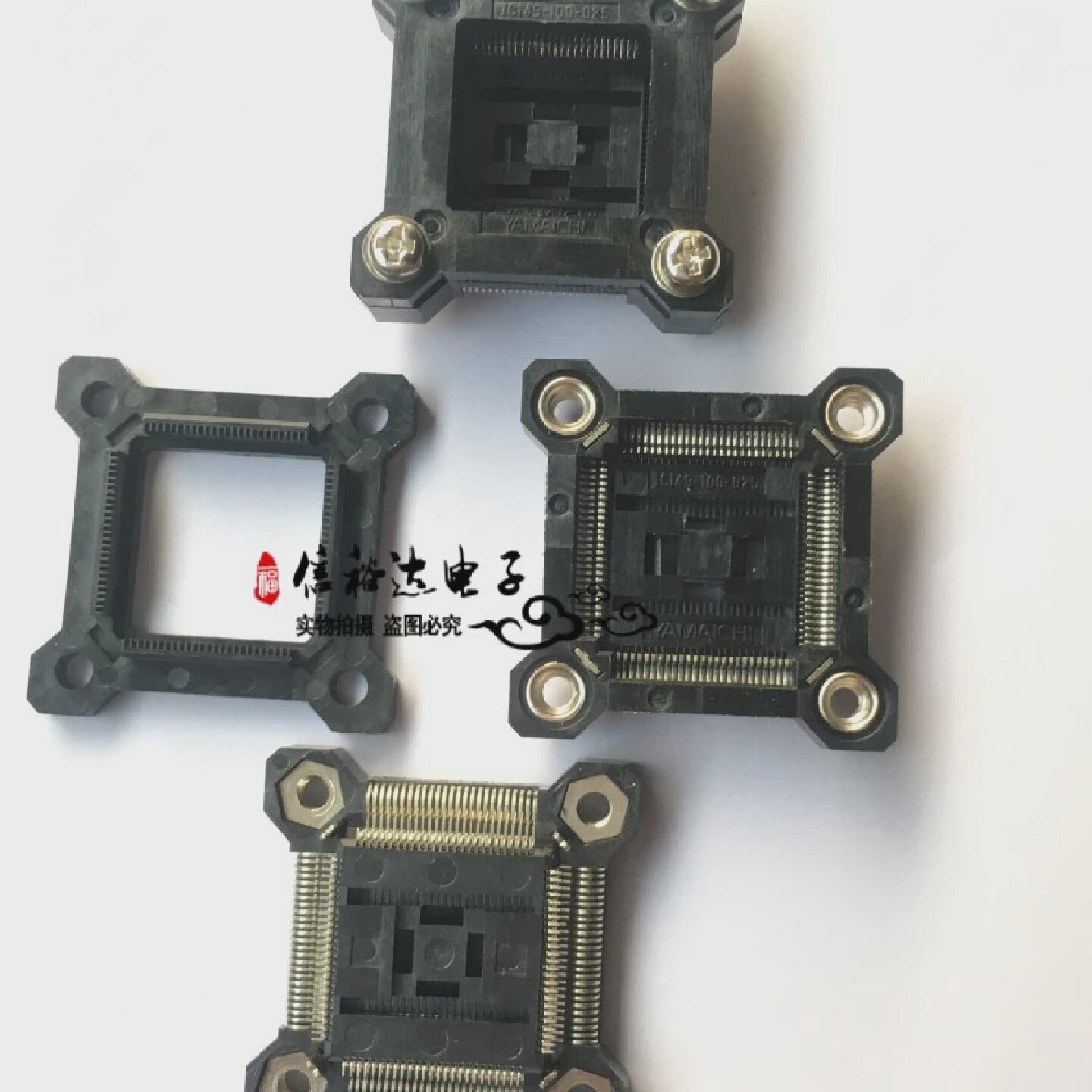 YAMAICHI日本进口TQFP100测试座QFP100烧录座插座IC149-100-025
