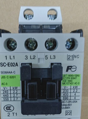 SC-E02A全新正品电梯专用富士交流接触器SCE02AAC110V21NC闭