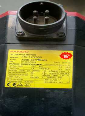 FANUC电机A06B-0077-B403BiS12/20询价