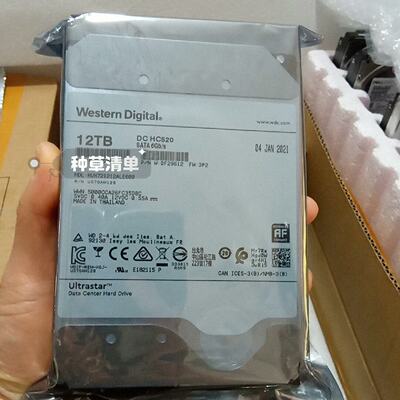 全新西数12TB企业级硬盘HUH721212ALE600