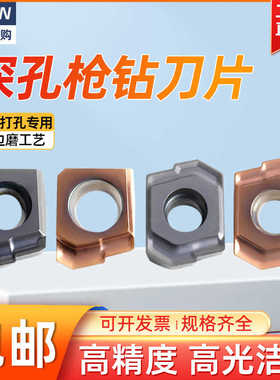 枪钻深孔钻头LOGT060204伊斯卡导条块刀头ZSGT钢件不锈钢数控