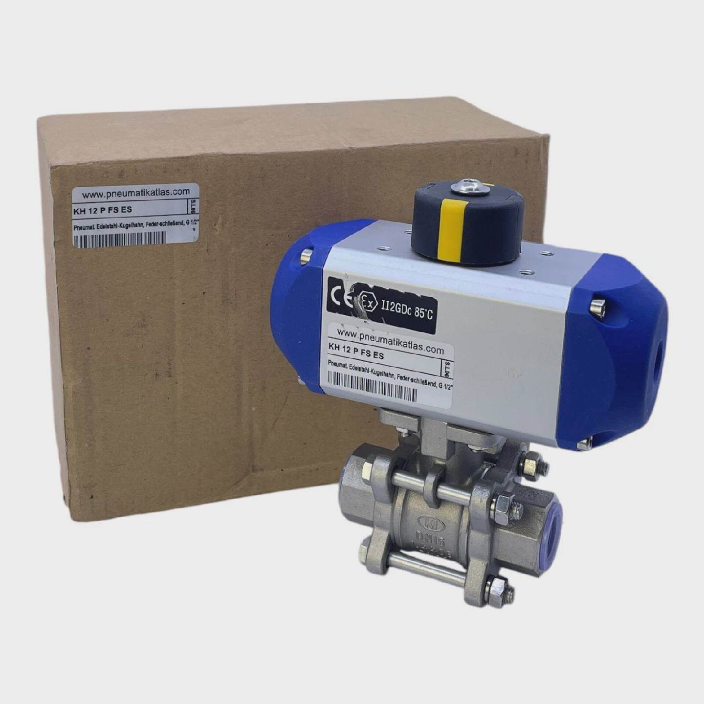 Pneumatic Atlas KH 12 P FS ES HighPressure Ball Valve For In - 实物图