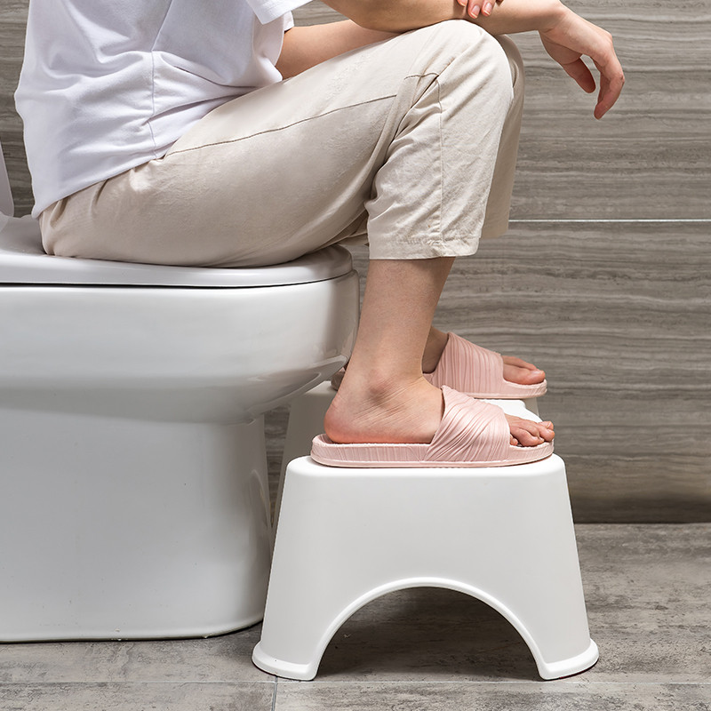 马桶脚踏凳加高凳子拉屎踩脚凳大人儿童孕妇如厕垫脚凳塑料防