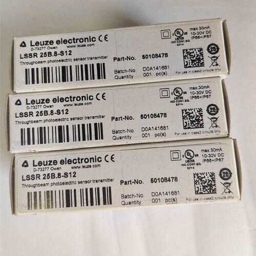 议价全新原装正品对射光电开关LSSR 25B.8-S12感测器50108478 (发