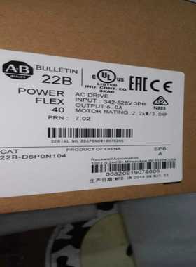 AB变频器22B-D6P0N10422B-D6PON104（零零电子）