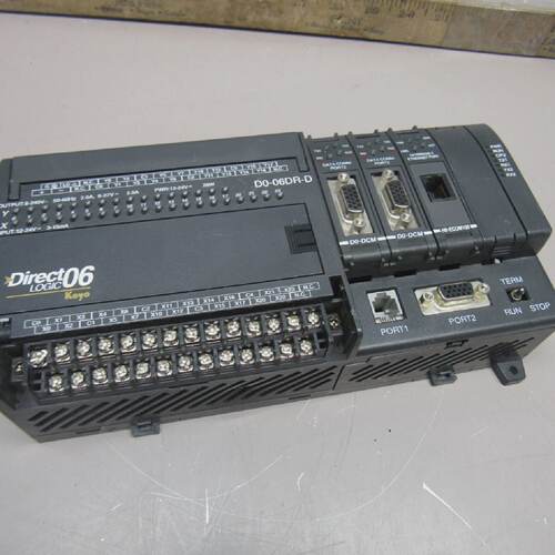 DIRECT LOGIC D006DRD LOGIC CONTROLLER WD0DCM  H0ECOM100 MODU