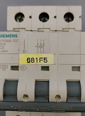 断路器5SY63027CCC2